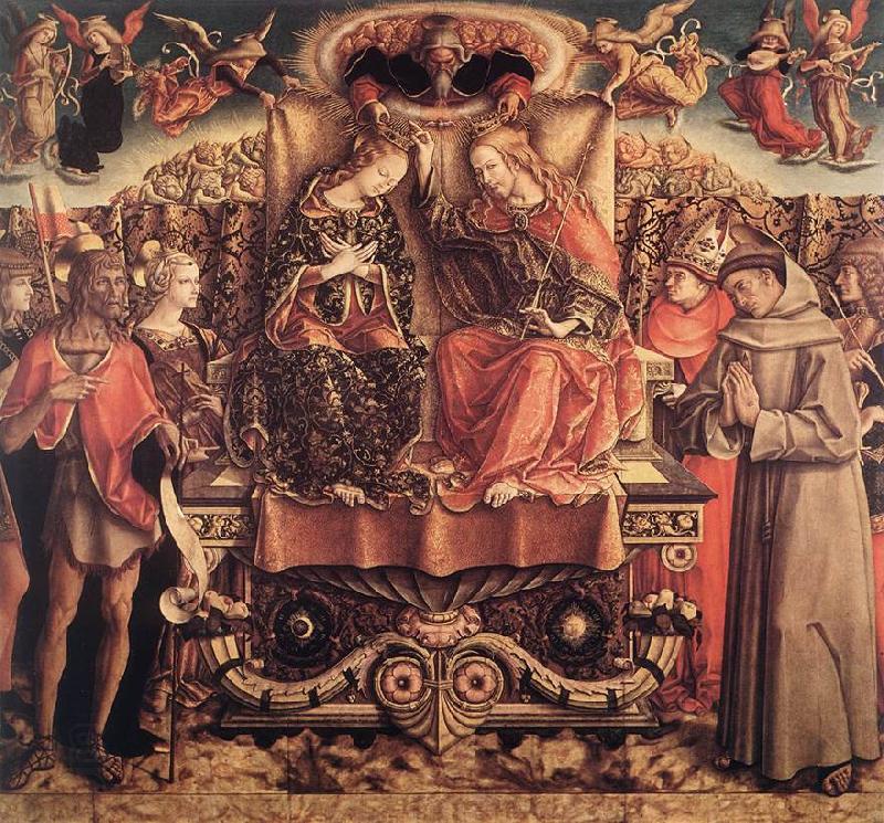 CRIVELLI, Carlo Coronation of the Virgin dgfd China oil painting art